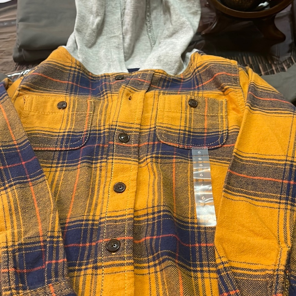 Button down hoodie shirt